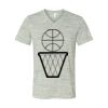 White Marble Unisex Jersey Short-Sleeve V-Neck T-Shirt Thumbnail