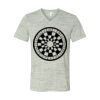 White Marble Unisex Jersey Short-Sleeve V-Neck T-Shirt Thumbnail