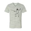 White Marble Unisex Jersey Short-Sleeve V-Neck T-Shirt Thumbnail