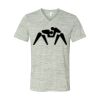 White Marble Unisex Jersey Short-Sleeve V-Neck T-Shirt Thumbnail