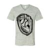 White Marble Unisex Jersey Short-Sleeve V-Neck T-Shirt Thumbnail