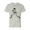 White Marble Unisex Jersey Short-Sleeve V-Neck T-Shirt Thumbnail
