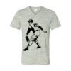 White Marble Unisex Jersey Short-Sleeve V-Neck T-Shirt Thumbnail
