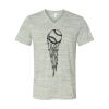 White Marble Unisex Jersey Short-Sleeve V-Neck T-Shirt Thumbnail