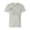 White Marble Unisex Jersey Short-Sleeve V-Neck T-Shirt Thumbnail