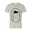 White Marble Unisex Jersey Short-Sleeve V-Neck T-Shirt Thumbnail