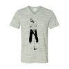 White Marble Unisex Jersey Short-Sleeve V-Neck T-Shirt Thumbnail
