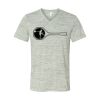 White Marble Unisex Jersey Short-Sleeve V-Neck T-Shirt Thumbnail