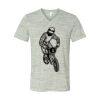 White Marble Unisex Jersey Short-Sleeve V-Neck T-Shirt Thumbnail
