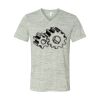 White Marble Unisex Jersey Short-Sleeve V-Neck T-Shirt Thumbnail