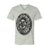 White Marble Unisex Jersey Short-Sleeve V-Neck T-Shirt Thumbnail
