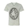 White Marble Unisex Jersey Short-Sleeve V-Neck T-Shirt Thumbnail