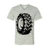 White Marble Unisex Jersey Short-Sleeve V-Neck T-Shirt Thumbnail