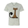 White Marble Unisex Jersey Short-Sleeve V-Neck T-Shirt Thumbnail