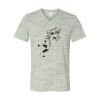 White Marble Unisex Jersey Short-Sleeve V-Neck T-Shirt Thumbnail