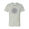 White Marble Unisex Jersey Short-Sleeve V-Neck T-Shirt Thumbnail