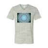 White Marble Unisex Jersey Short-Sleeve V-Neck T-Shirt Thumbnail