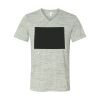 White Marble Unisex Jersey Short-Sleeve V-Neck T-Shirt Thumbnail