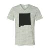 White Marble Unisex Jersey Short-Sleeve V-Neck T-Shirt Thumbnail