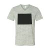 White Marble Unisex Jersey Short-Sleeve V-Neck T-Shirt Thumbnail