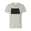White Marble Unisex Jersey Short-Sleeve V-Neck T-Shirt Thumbnail