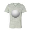 White Marble Unisex Jersey Short-Sleeve V-Neck T-Shirt Thumbnail