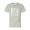 White Marble Unisex Jersey Short-Sleeve V-Neck T-Shirt Thumbnail