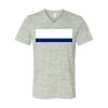 White Marble Unisex Jersey Short-Sleeve V-Neck T-Shirt Thumbnail