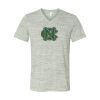 White Marble Unisex Jersey Short-Sleeve V-Neck T-Shirt Thumbnail