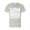 White Marble Unisex Jersey Short-Sleeve V-Neck T-Shirt Thumbnail