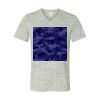 White Marble Unisex Jersey Short-Sleeve V-Neck T-Shirt Thumbnail
