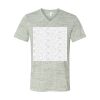 White Marble Unisex Jersey Short-Sleeve V-Neck T-Shirt Thumbnail