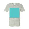 White Marble Unisex Jersey Short-Sleeve V-Neck T-Shirt Thumbnail