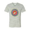 White Marble Unisex Jersey Short-Sleeve V-Neck T-Shirt Thumbnail