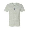 White Marble Unisex Jersey Short-Sleeve V-Neck T-Shirt Thumbnail