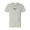 White Marble Unisex Jersey Short-Sleeve V-Neck T-Shirt Thumbnail