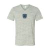 White Marble Unisex Jersey Short-Sleeve V-Neck T-Shirt Thumbnail
