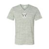 White Marble Unisex Jersey Short-Sleeve V-Neck T-Shirt Thumbnail