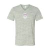 White Marble Unisex Jersey Short-Sleeve V-Neck T-Shirt Thumbnail