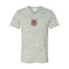 White Marble Unisex Jersey Short-Sleeve V-Neck T-Shirt Thumbnail