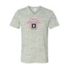 White Marble Unisex Jersey Short-Sleeve V-Neck T-Shirt Thumbnail