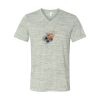 White Marble Unisex Jersey Short-Sleeve V-Neck T-Shirt Thumbnail