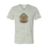 White Marble Unisex Jersey Short-Sleeve V-Neck T-Shirt Thumbnail