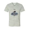 White Marble Unisex Jersey Short-Sleeve V-Neck T-Shirt Thumbnail