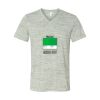 White Marble Unisex Jersey Short-Sleeve V-Neck T-Shirt Thumbnail