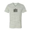 White Marble Unisex Jersey Short-Sleeve V-Neck T-Shirt Thumbnail