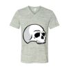 White Marble Unisex Jersey Short-Sleeve V-Neck T-Shirt Thumbnail