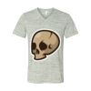 White Marble Unisex Jersey Short-Sleeve V-Neck T-Shirt Thumbnail