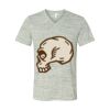White Marble Unisex Jersey Short-Sleeve V-Neck T-Shirt Thumbnail