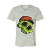 White Marble Unisex Jersey Short-Sleeve V-Neck T-Shirt Thumbnail